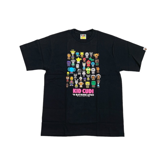Bape Other - Bape x Kid Cudi & Friends Baby Milo Tee Shirt Black SS21 A Bathing Ape Japan